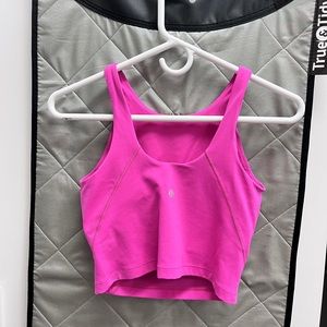 Lululemon sports bra longline size 4 (fits small like all lulus tops)